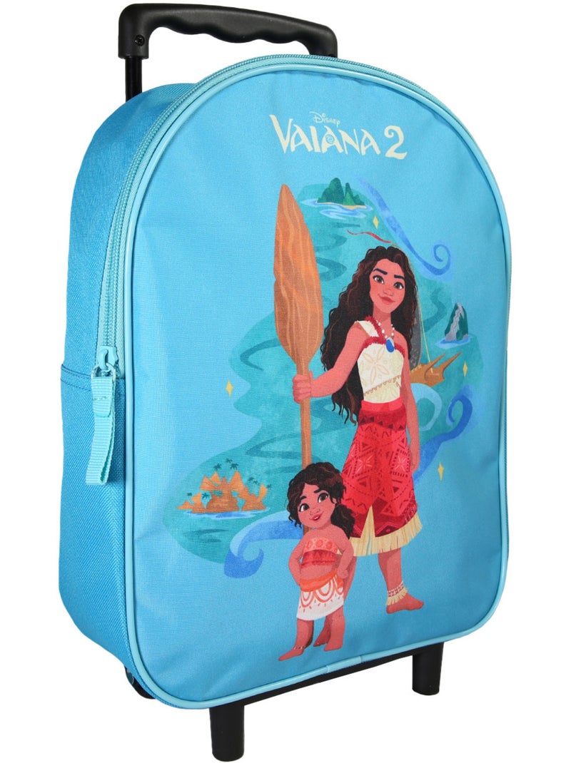 Bagtrotter - Vaiana - Sac à Dos à Roulettes Bleu -  Maternelle Bleu - Kiabi