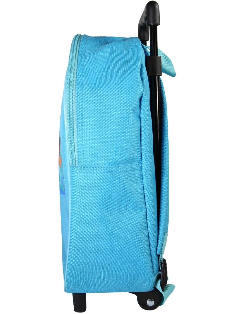 Bagtrotter - Vaiana - Sac à Dos à Roulettes Bleu -  Maternelle Bleu - Kiabi
