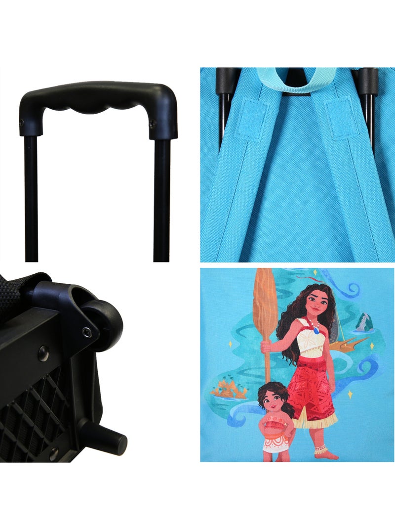 Bagtrotter - Vaiana - Sac à Dos à Roulettes Bleu -  Maternelle Bleu - Kiabi