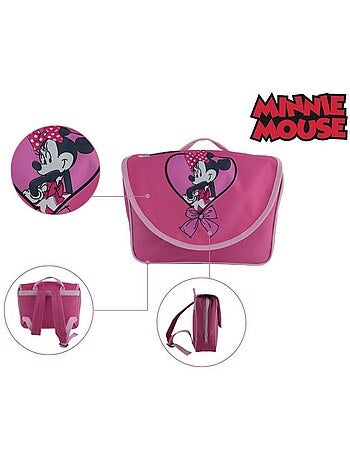 BAGTROTTER Cartable 32 cm Disney Minnie Rose