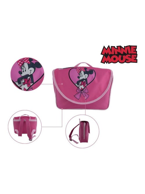 BAGTROTTER Cartable 32 cm Disney Minnie Rose - Kiabi