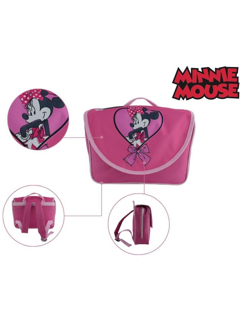 BAGTROTTER Cartable 32 cm Disney Minnie Rose Rose - Kiabi