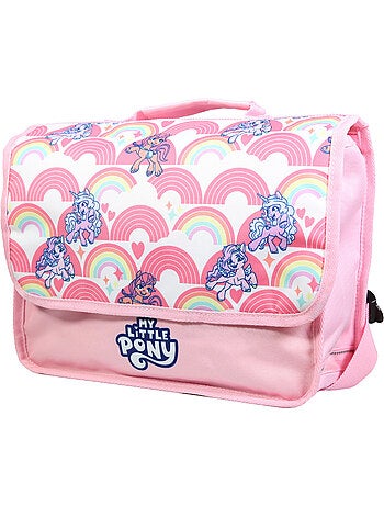 BAGTROTTER Cartable 32 cm maternelle My Little Pony Rose