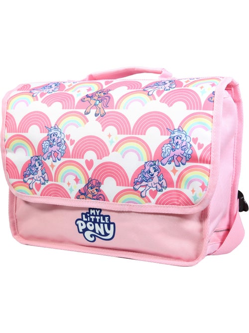 BAGTROTTER Cartable 32 cm maternelle My Little Pony Rose - Kiabi