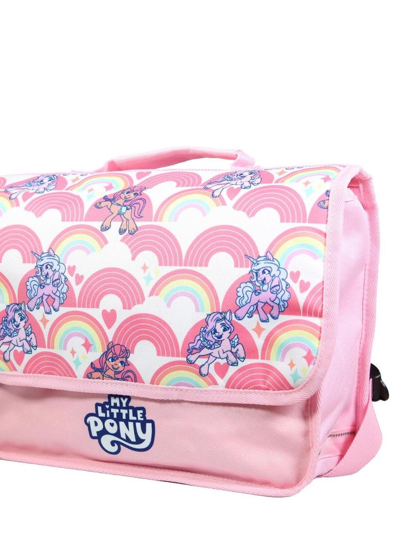 BAGTROTTER Cartable 32 cm maternelle My Little Pony Rose Rose - Kiabi