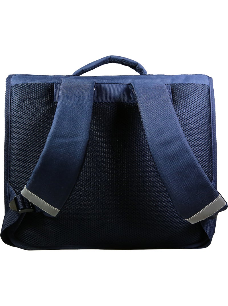 BAGTROTTER Cartable 38 cm Cybel Cheval Licorne Bleu Fleurs Bleu - Kiabi