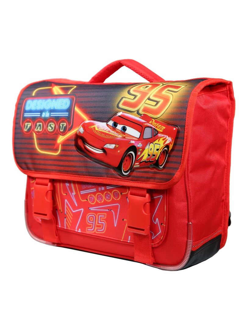 BAGTROTTER Cartable 38 cm Disney Cars Rouge - Rouge - Kiabi - 39.95�?�