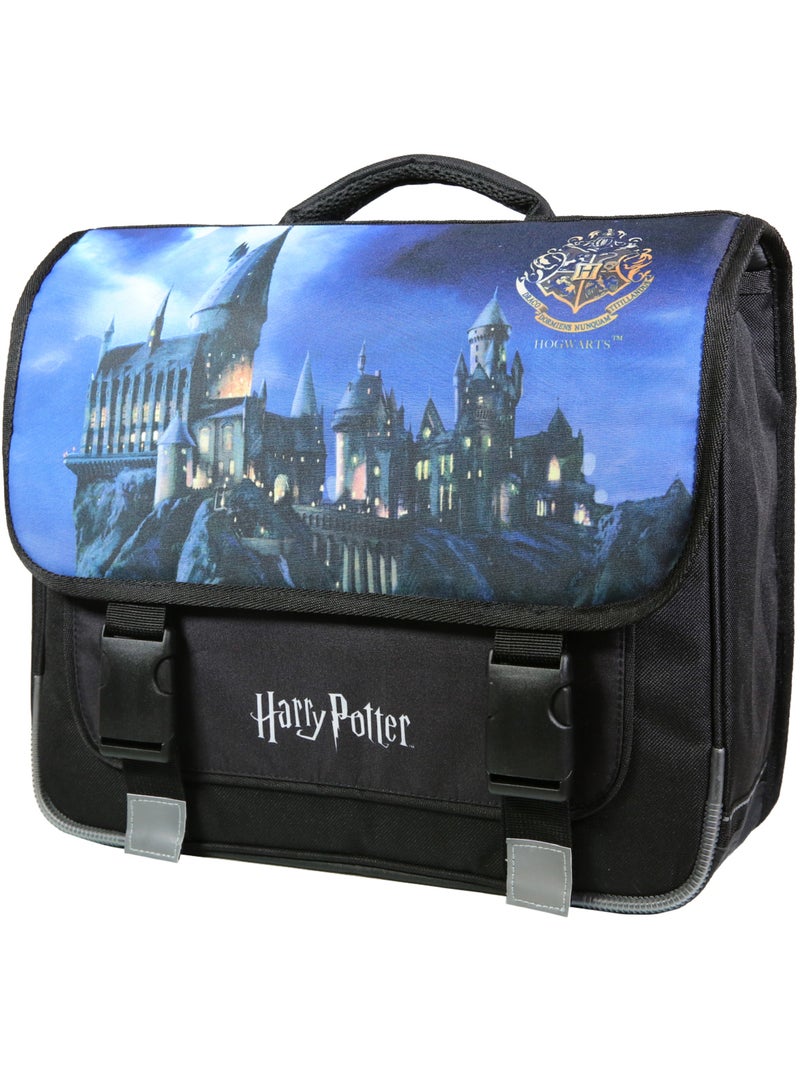 BAGTROTTER Cartable 38 cm Harry Potter Noir Château Noir - Kiabi