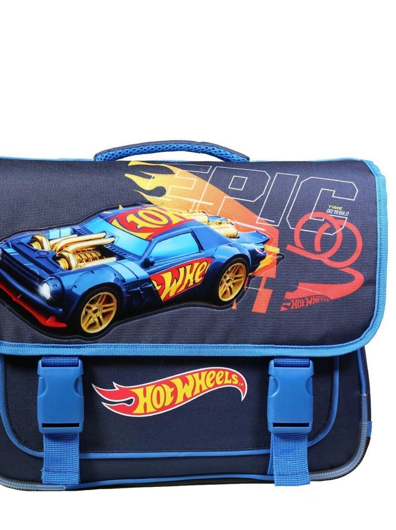 BAGTROTTER Cartable 38 cm Hot Wheels Voitures Bleu Bleu - Kiabi