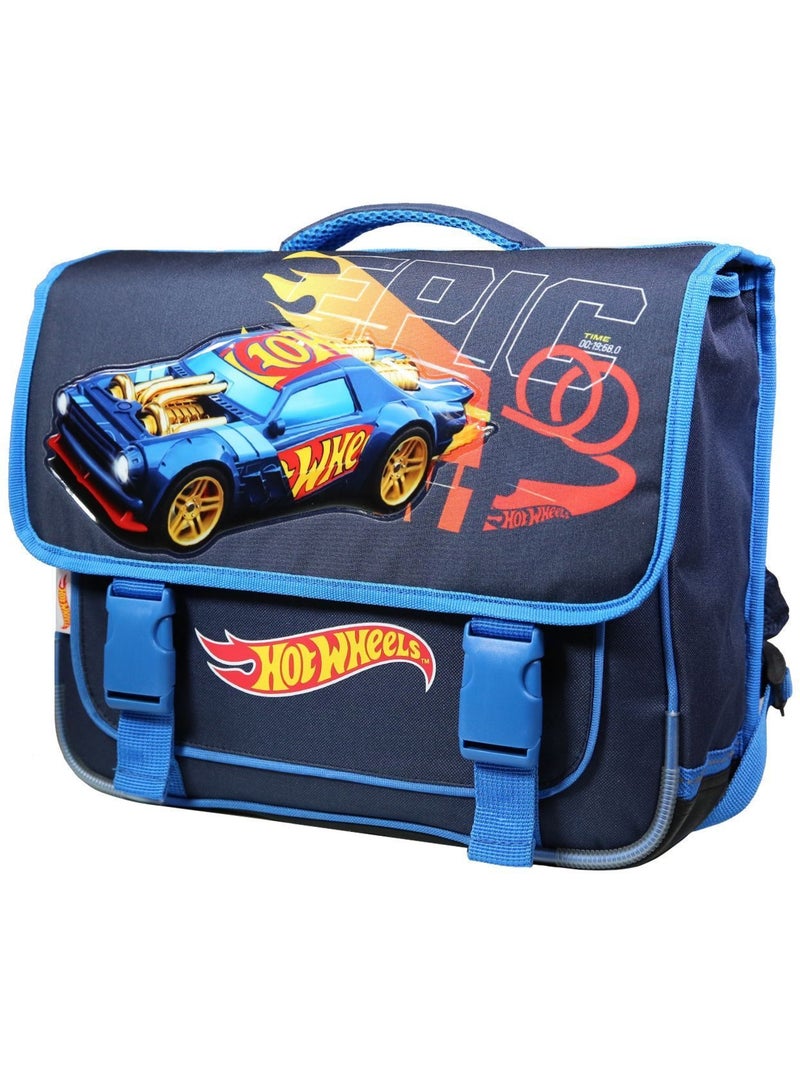 BAGTROTTER Cartable 38 cm Hot Wheels Voitures Bleu Bleu - Kiabi