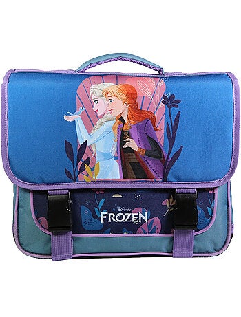 BAGTROTTER Cartable 38 cm La Reine des Neiges / Frozen Bleu Elsa