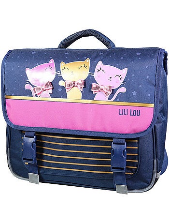 BAGTROTTER Cartable 38 cm Lili Lou X Phileas Bleu