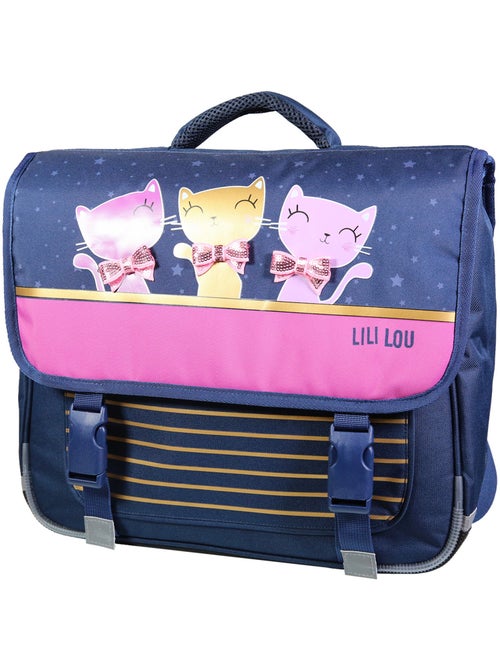 BAGTROTTER Cartable 38 cm Lili Lou X Phileas Bleu - Kiabi