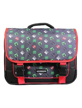 BAGTROTTER Cartable 38 cm Minecraft Noir