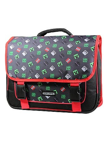 BAGTROTTER Cartable 38 cm Minecraft Noir