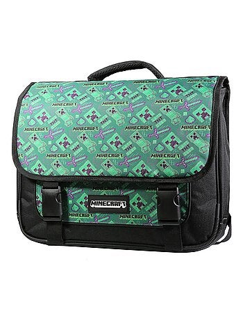 BAGTROTTER Cartable 38 cm Minecraft Vert