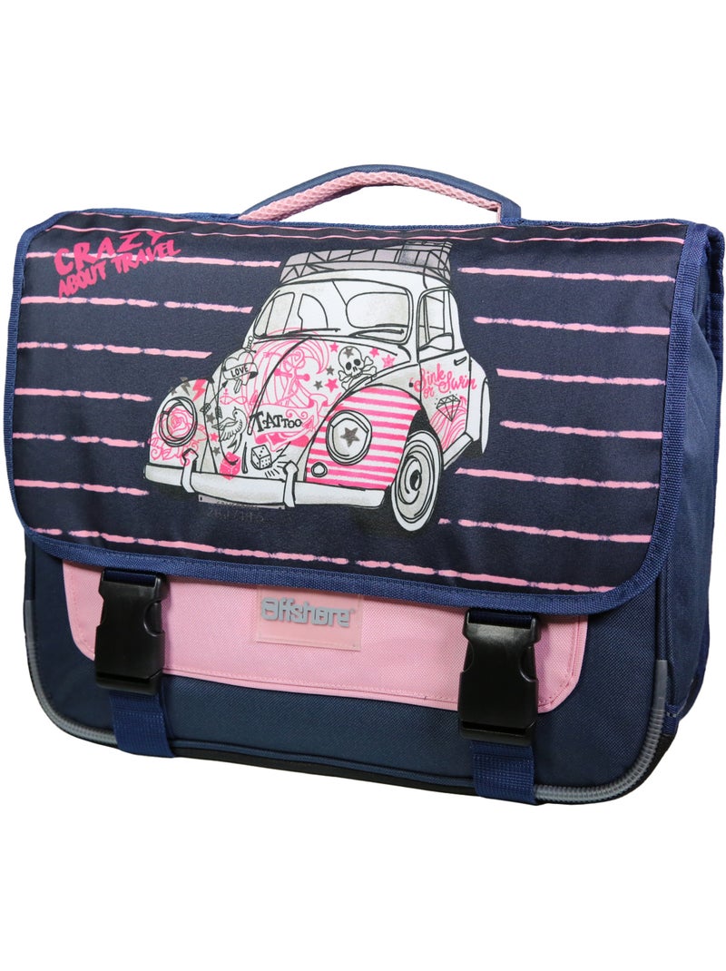 BAGTROTTER Cartable 38 cm Offshore Bleu Voiture Bleu - Kiabi