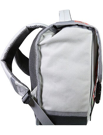 BAGTROTTER Cartable 38 cm Offshore Grise Fleurs