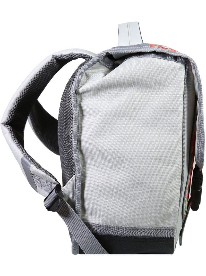 BAGTROTTER Cartable 38 cm Offshore Grise Fleurs Beige - Kiabi