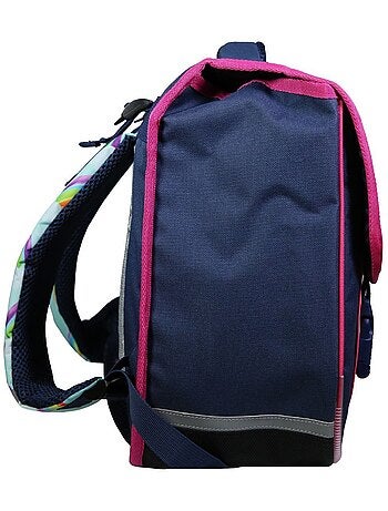 BAGTROTTER Cartable 38 cm Phileas Arc En Ciel Bleu - Système Smart Comfort