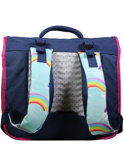 BAGTROTTER Cartable 38 cm Phileas Arc En Ciel Bleu - Système Smart Comfort - Kiabi