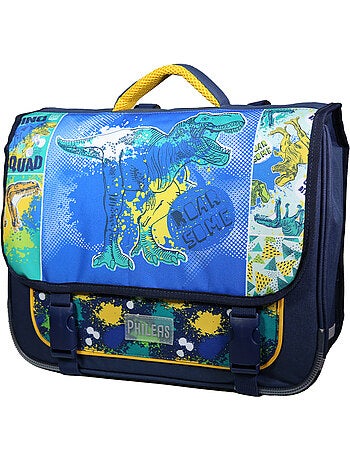 BAGTROTTER Cartable 38 cm Phileas Bleu Dinosaure