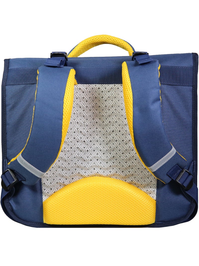 BAGTROTTER Cartable 38 cm Phileas Bleu Dinosaure Bleu - Kiabi
