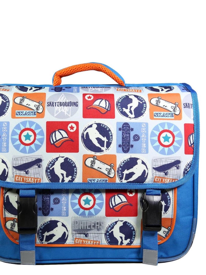 BAGTROTTER Cartable 38 cm Phileas Bleu Skateur Bleu - Kiabi