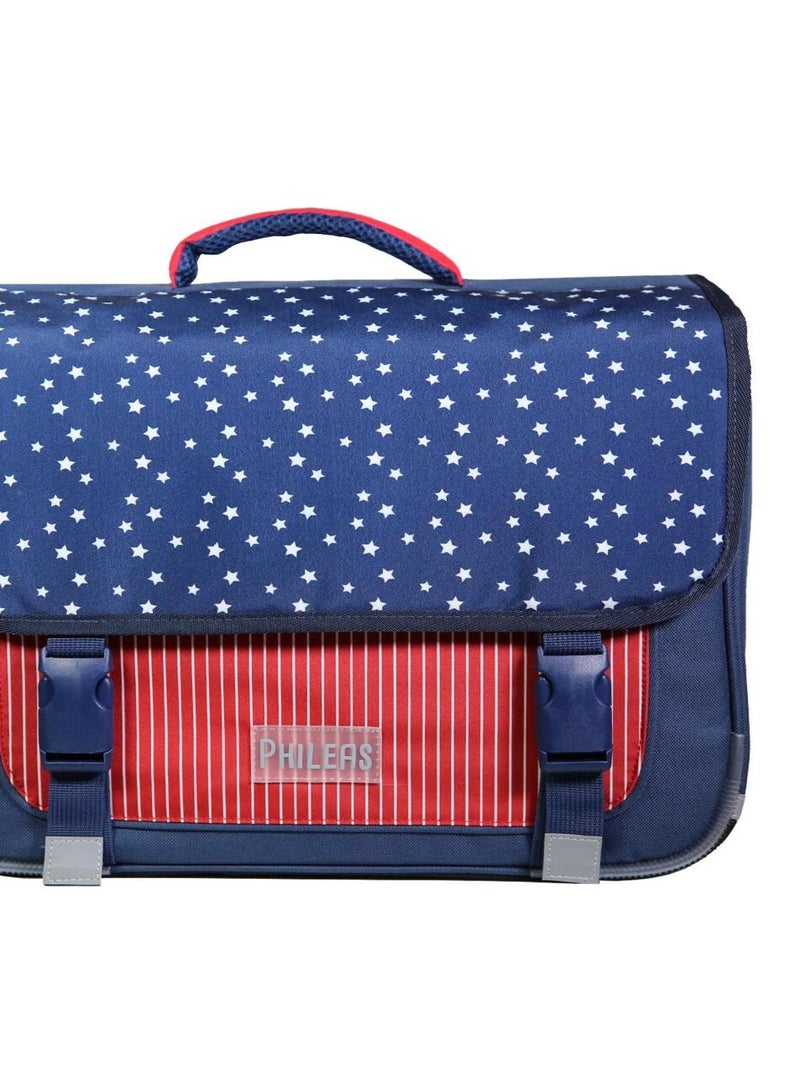 BAGTROTTER Cartable 38 cm Phileas Bleu USA Bleu - Kiabi
