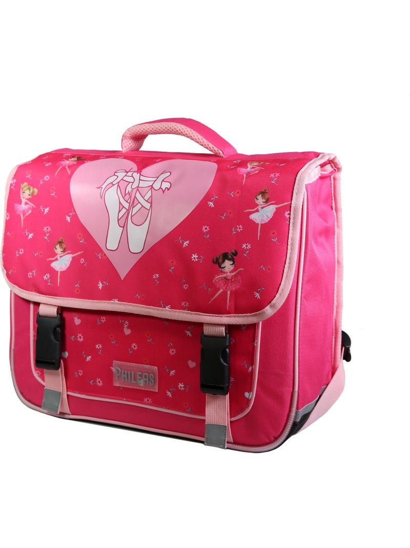 BAGTROTTER Cartable 38 cm Phileas Rose Danseuses Rose - Kiabi