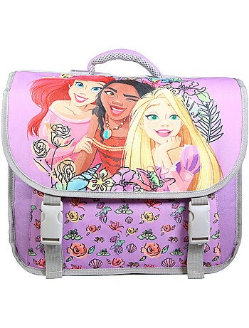 BAGTROTTER Cartable 38 cm Princesses Violet Fleurs