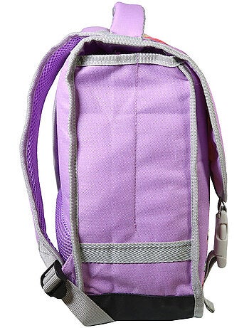 BAGTROTTER Cartable 38 cm Princesses Violet Fleurs