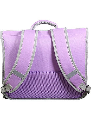 BAGTROTTER Cartable 38 cm Princesses Violet Fleurs