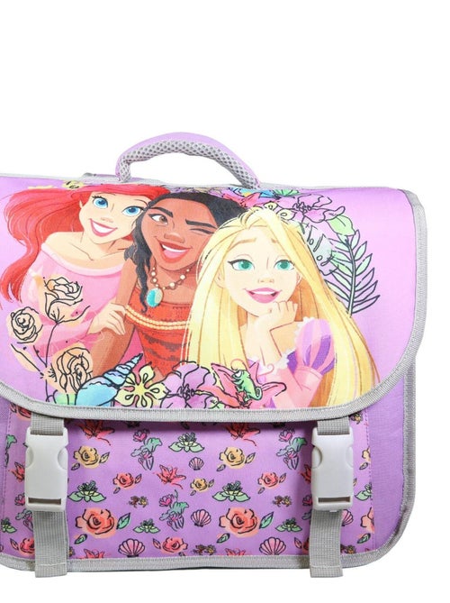 BAGTROTTER Cartable 38 cm Princesses Violet Fleurs - Kiabi