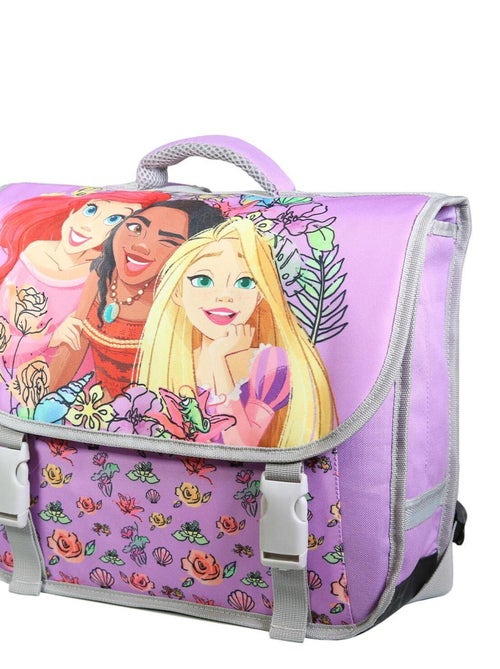 BAGTROTTER Cartable 38 cm Princesses Violet Fleurs - Kiabi