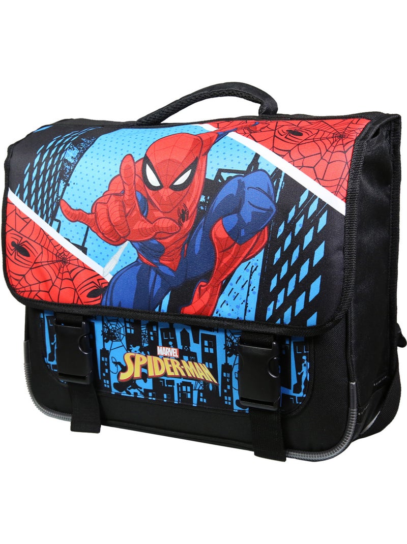 BAGTROTTER Cartable 38 cm Spider-Man Bleu Skyscrapers Bleu - Kiabi