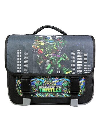 BAGTROTTER Cartable 38 cm Tortues Ninja Noir