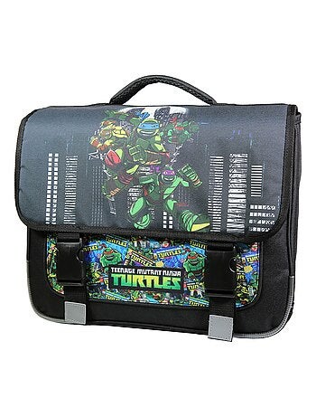 BAGTROTTER Cartable 38 cm Tortues Ninja Noir