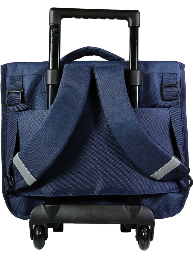 BAGTROTTER Cartable à roulettes 38 cm Cybel Bleu Bleu - Kiabi