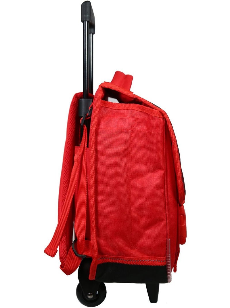 BAGTROTTER Cartable à roulettes 38 cm Disney Cars Rouge Rouge - Kiabi