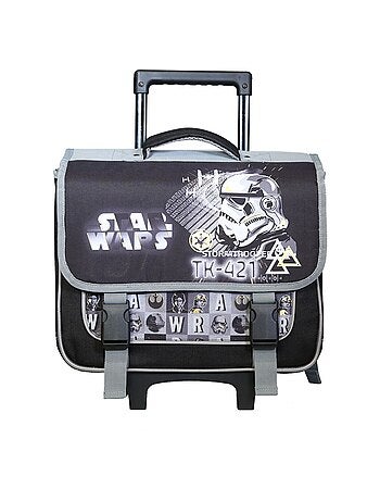 BAGTROTTER Cartable à roulettes 38 cm Disney Star Wars Noir