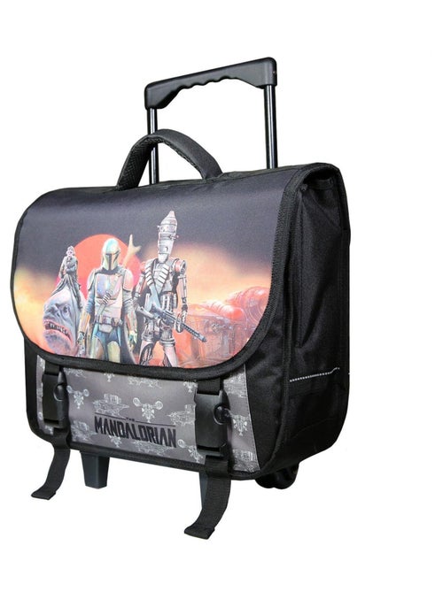 BAGTROTTER Cartable à roulettes 38 cm Disney Star Wars / The Mandalorian Multicolore - Kiabi