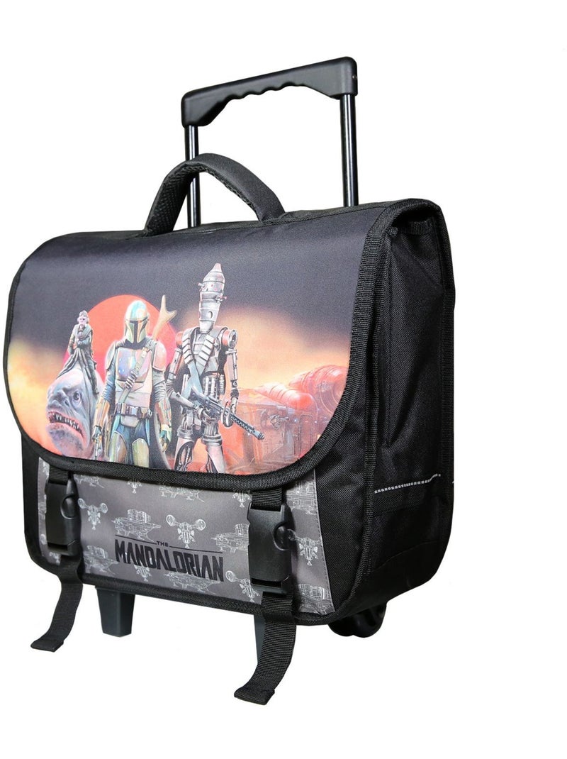 BAGTROTTER Cartable à roulettes 38 cm Disney Star Wars / The Mandalorian Multicolore Multicolore - Kiabi