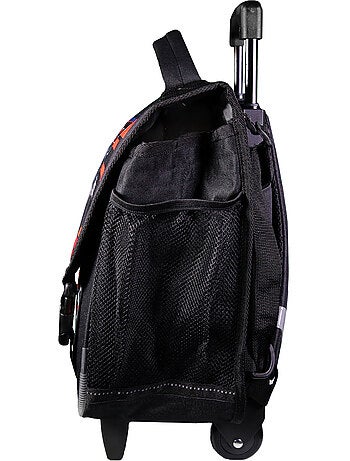 BAGTROTTER Cartable à roulettes 38 cm Fast And Furious Noir