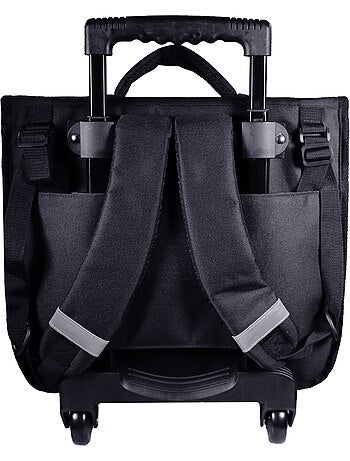 BAGTROTTER Cartable à roulettes 38 cm Fast And Furious Noir