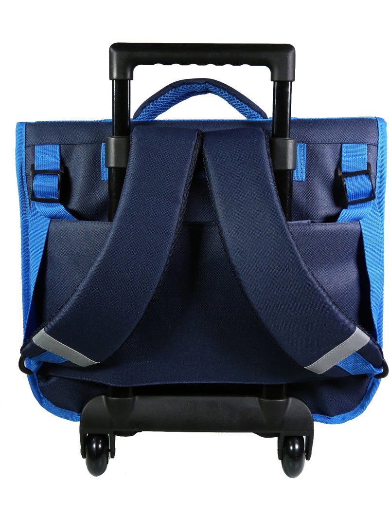 BAGTROTTER Cartable à roulettes 38 cm Hot Wheels Bleu Voiture Bleu - Kiabi