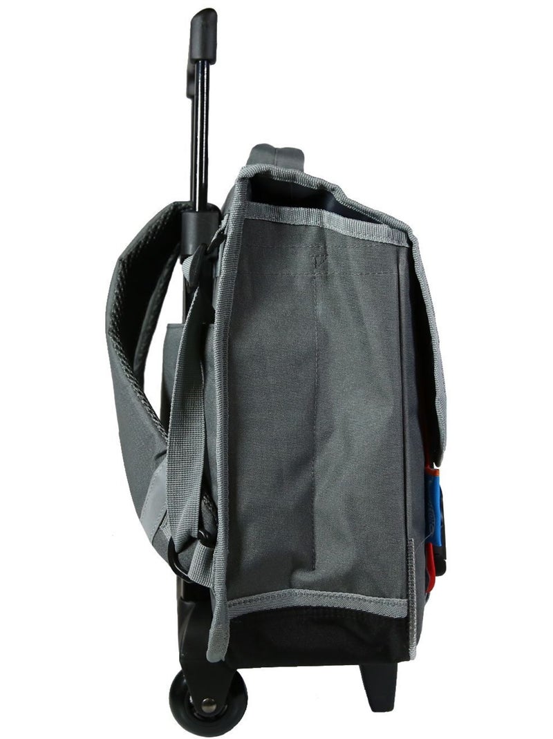 BAGTROTTER Cartable à roulettes 38 cm Hot Wheels voitures Gris Gris - Kiabi