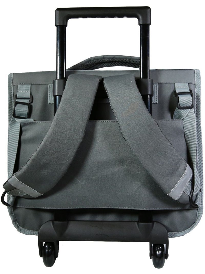 BAGTROTTER Cartable à roulettes 38 cm Hot Wheels voitures Gris Gris - Kiabi