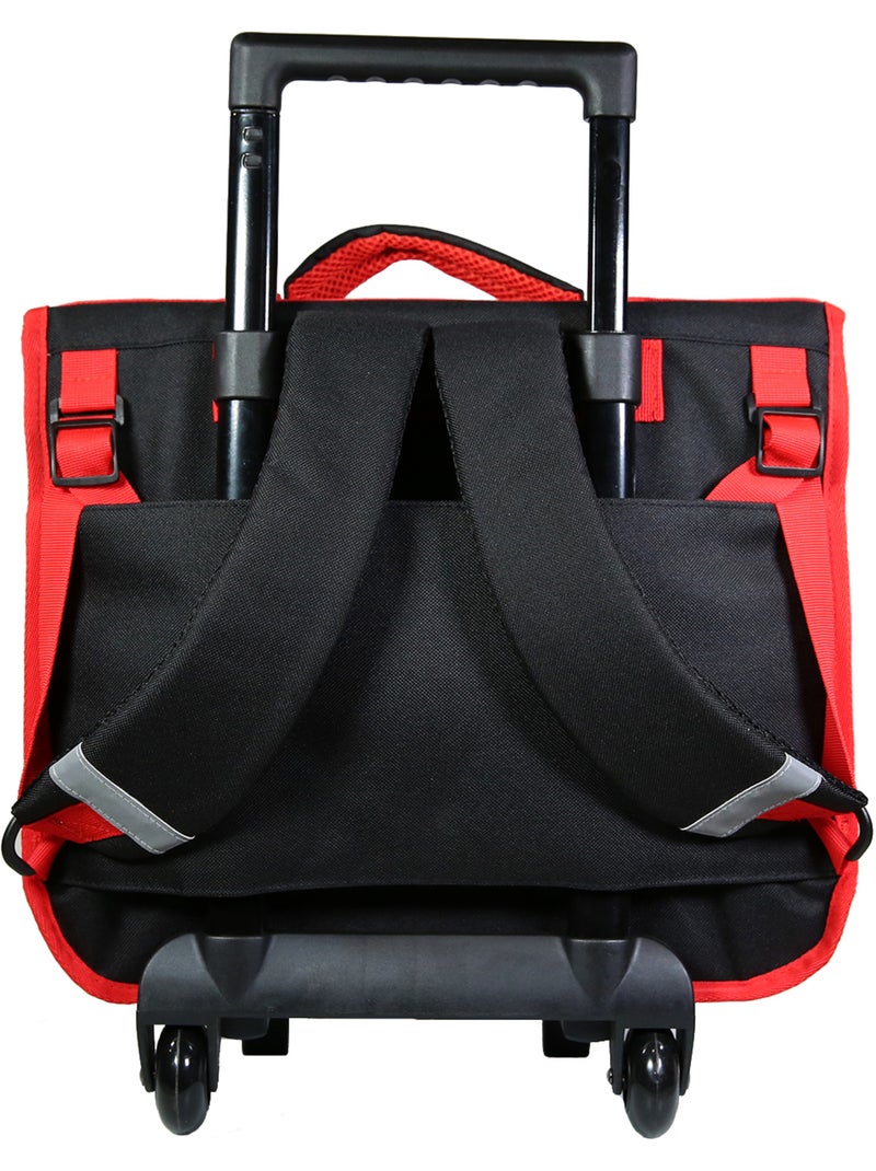 BAGTROTTER Cartable à roulettes 38 cm Jurassic World Dinosaure Noir Noir - Kiabi