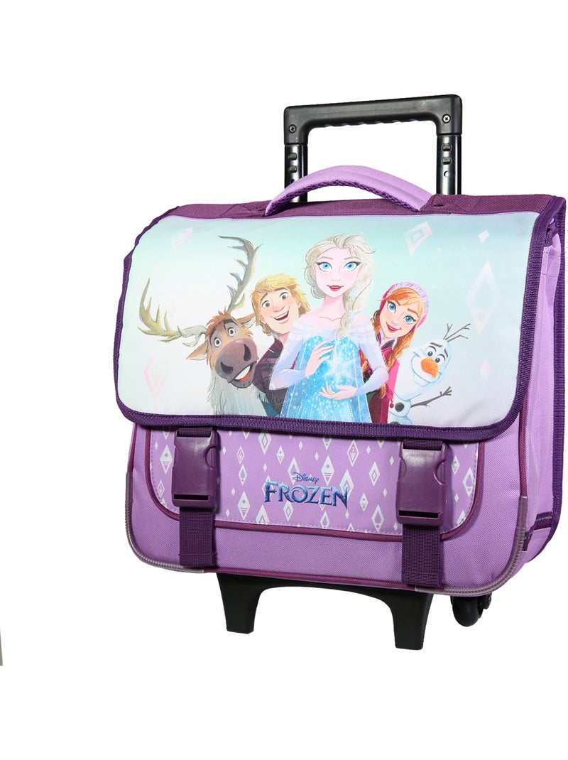 BAGTROTTER Cartable à roulettes 38 cm La Reine des Neiges / Frozen Violet Violet - Kiabi